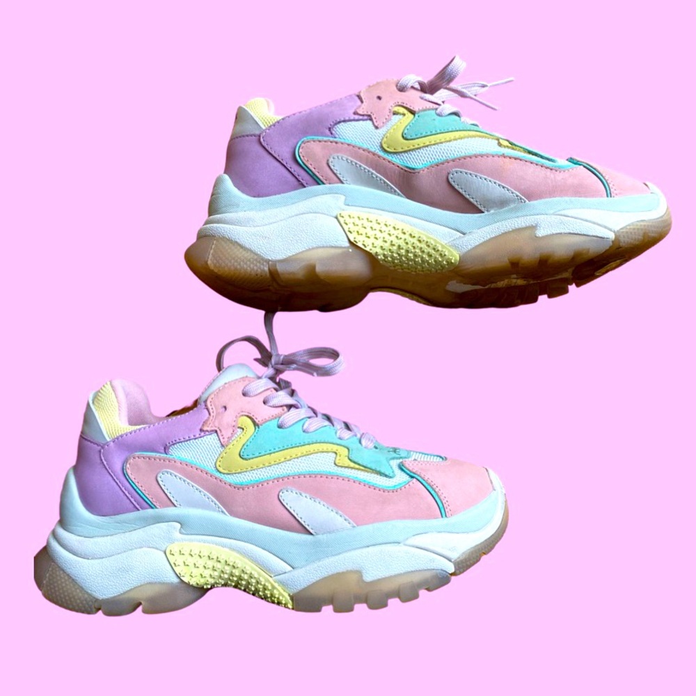 Extremely Rare Pastel Colorful Ash Sneakers.